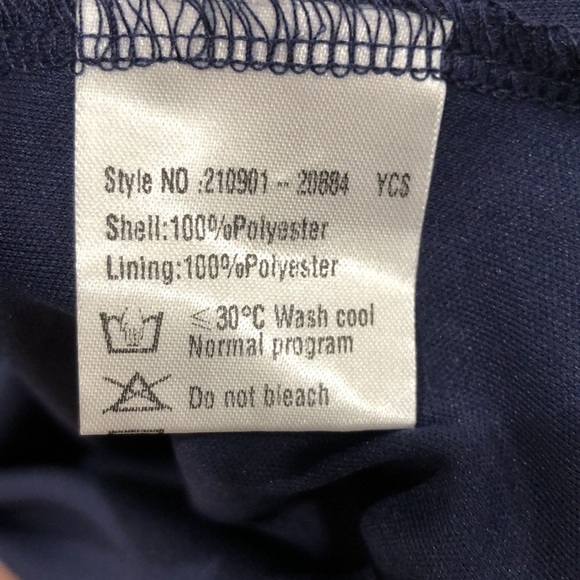 NWT Everpretty Gown Formal Maxi Dress Size 3XL Navy Blue Floral Lace - Picture 10 of 10